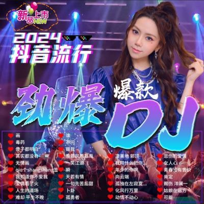 抖音热榜重低音dj车载音乐u盘2024DJ酒吧经典流行高音质DJ舞曲