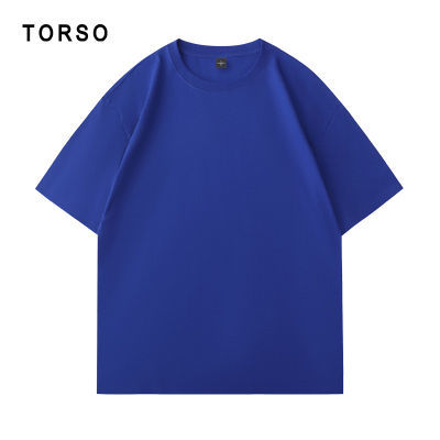 TORSO潮牌2024夏季新品200G短袖t恤纯棉透气舒适短袖上衣简约百搭