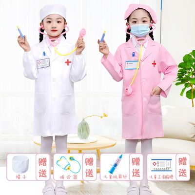 儿童小医生服装白大褂小护士服幼儿园职业过家家玩具角色扮演全套