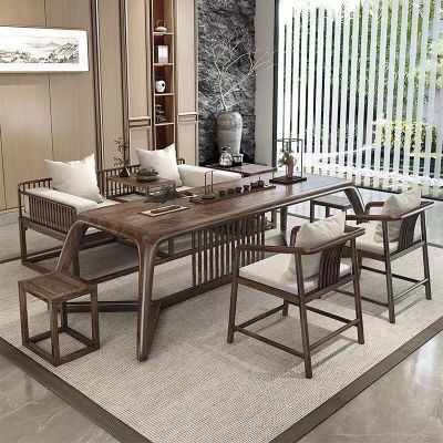 中式现代泡茶茶桌桌椅组合茶台茶艺茶道一体家用实木禅意茶室家具