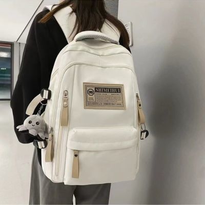 书包男新款大容量双肩包女大学生同款书包初中高中生旅行电脑背包