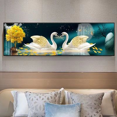 卧室装饰画床头挂画卧房背景酒店宾馆现代简约正品低价床头装饰画