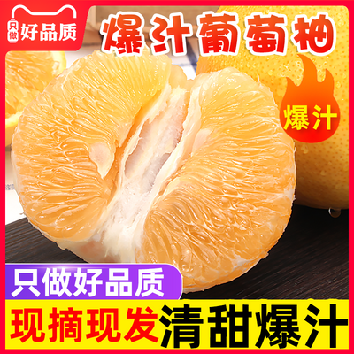 爆汁黄金葡萄柚超甜薄皮福建平和柚子新鲜水果当季台湾西柚批发