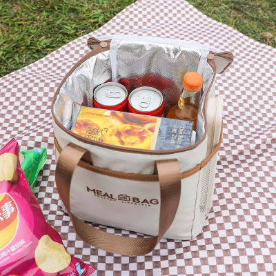 巧诺惠保温袋子饭盒手提包加厚铝箔上班族午餐饭袋学生带饭餐包
