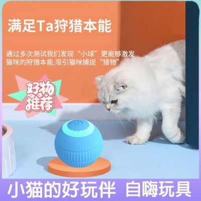 自动遛猫感应球神器用品充电式智能逗猫球逗猫猫咪玩具解闷小猫猫