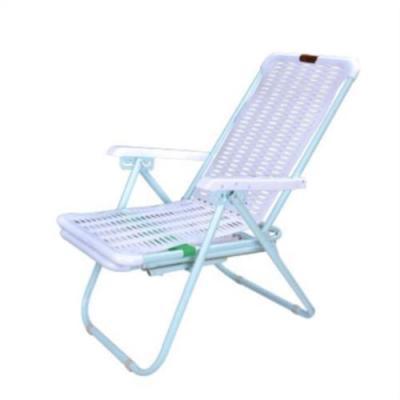 躺椅折叠午休午睡塑料沙滩椅家用成人便携沙发懒人休闲靠椅子阳台