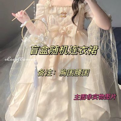 连衣裙盲盒 随机发货 法式连衣裙洛丽塔花嫁lolita公主森