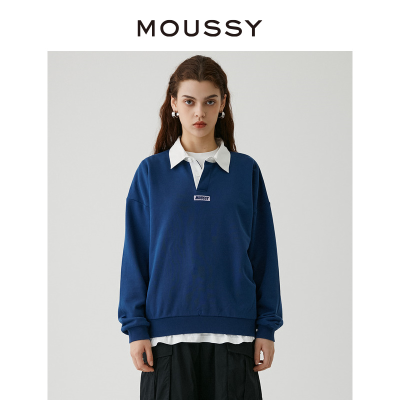 ڲMoussy  ƷOVERSIZEѧԺLOGOŮ028FAZ80-5010 199Ԫ