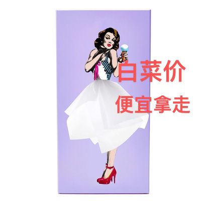 【活动中】蓬裙少女脸抽纸盒卡少女纸巾盒桌面装饰摆件网红ins风