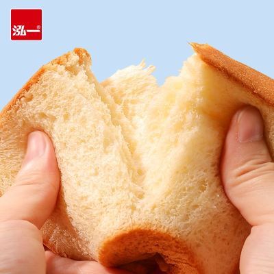 泓一无蔗糖厚切吐司奶香手撕面包学生早餐切片三明治营养代餐H