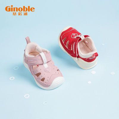 基诺浦夏季凉鞋男童女宝宝儿童鞋婴儿步前鞋软底透气关键鞋机能鞋