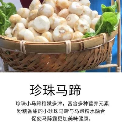 珍珠小马蹄椰子鸡火锅煲汤新鲜去皮荸荠阳江海陵岛特产斤包邮