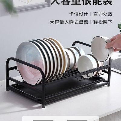 用具晾洗放沥水碗架碗柜碗碟碗筷盘餐具架不锈钢厨房置物架用品,