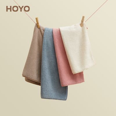 日本Hoyo雪滑绒毛巾洗脸洗澡男女家用不掉毛比纯棉吸水柔软大面巾