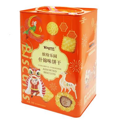 香港拉格慕什锦饼干铁罐礼盒装每日网红休闲便携纤维缤纷冲泡卡慕