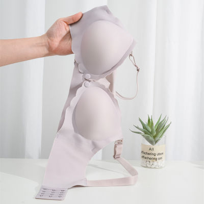 新款无痕哺乳内衣上托聚拢防下垂收副乳一体式怀孕期产后喂奶胸罩