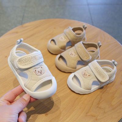宝宝凉鞋夏季新款软底婴幼儿包头鞋子男女防滑小童女童步鞋学步鞋