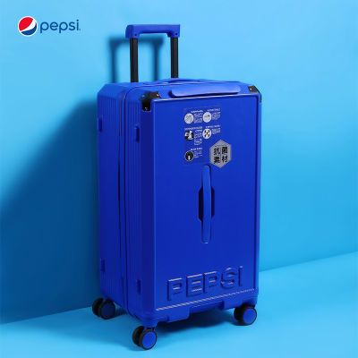 百事PEPSI超大容量行李箱密码箱男女静音拉杆箱万向轮拉链旅行箱
