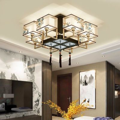 新中式客厅灯室内照明灯中式灯具中国风高档客厅灯餐厅复古灯宫廷