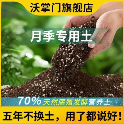 月季专用土发酵土疏松透气盆栽绿植专用室内纯植物天然腐殖营养土