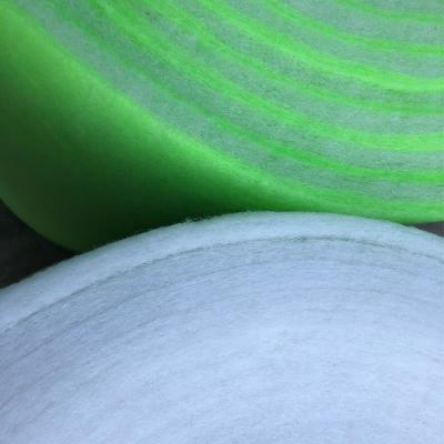初效过滤棉烤漆房进风口棉中效双层绿白棉防尘棉无纺布空气过滤棉