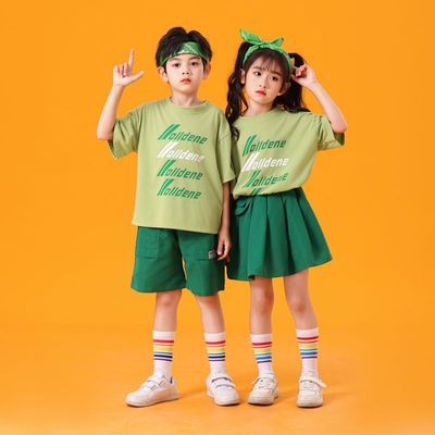 六一儿童节啦啦队演出服幼儿园表演服装小学生运动会班服街舞套装