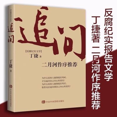 追问 丁捷作品集反腐纪实文学亢奋依偎初心畅销