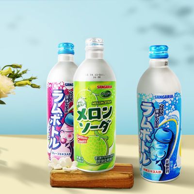 新货3瓶装日本波子汽水碳酸饮料网红三佳利汽水日本饮料混合口味