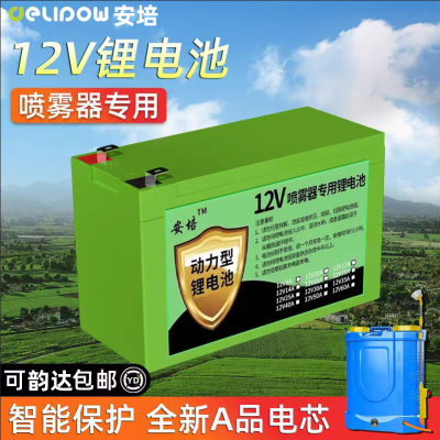 电动喷雾器锂电池电池12v80ah大容量农用打药机音响儿童车照明LED