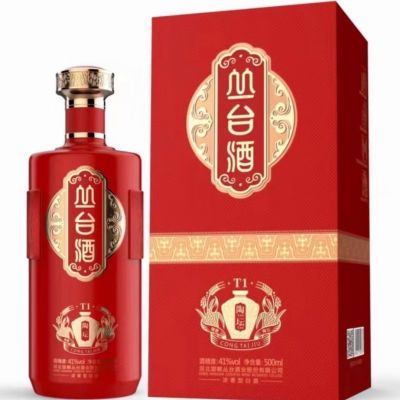 保证正品41度河北邯郸丛台酒陶坛T 1整箱500毫升4瓶装浓香型白酒