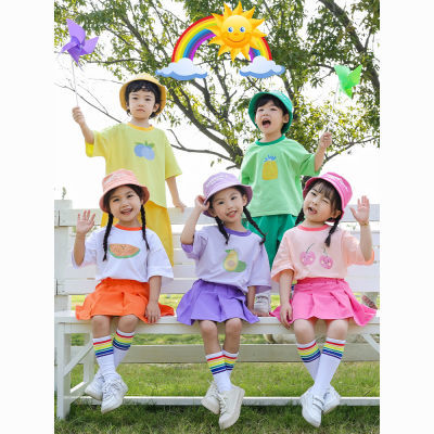 六一儿童节表演服装男童女童汉服运动会服装儿童啦啦队演出服装