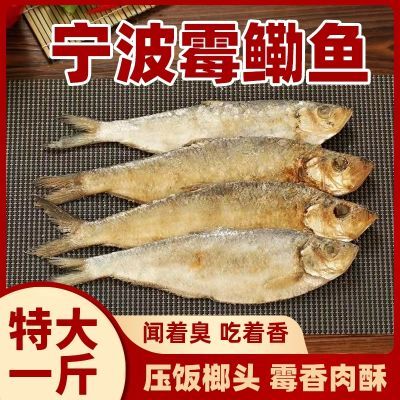 老宁波三刨霉鳓鱼香鱼白磷鱼咸香鱼鲞臭香力鱼腌制咸鱼干好吃下饭