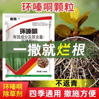 环嗪酮高浓度除草剂正品批发杂草除根型烂根连根烂农药开荒专用药