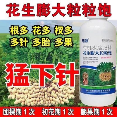 花生膨大膨壮粒粒饱增产增高增收高产快速饱满大果针剂叶面肥