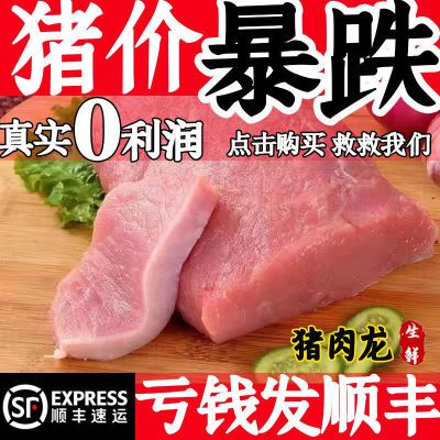 【顺丰包邮】鲜嫩猪里脊肉土猪肉 全瘦肉 精肉下单送秘制卤料包