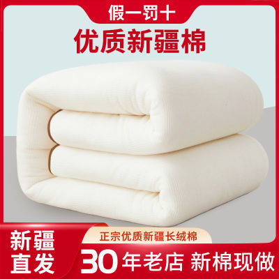 新疆棉花被子被芯春秋棉被冬被厚保暖铺底棉絮床垫被学生单人褥子