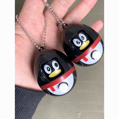 腾讯与DQ联名QQ小企鹅挂件可爱变脸全新带包装解压小玩具钥匙扣