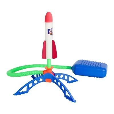儿童脚踩冲天火箭发射筒玩具脚踏式发光飞天小火箭炮户外运动玩具