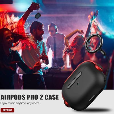 适用airpodsPro2保护套airpods3锁扣开关三代保护壳苹果pro耳机壳