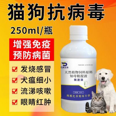 独速清国家标准猫狗通用抗病毒消炎增强免疫力预防病菌猫犬瘟细小