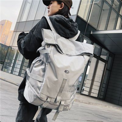 双肩包男大容量旅游行包出差包初中大学生运动背包电脑包潮酷背包