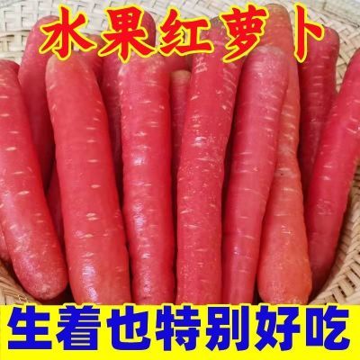 【精品特价】陕西沙地红萝卜现挖新鲜蔬菜水果萝卜生吃脆甜胡萝卜