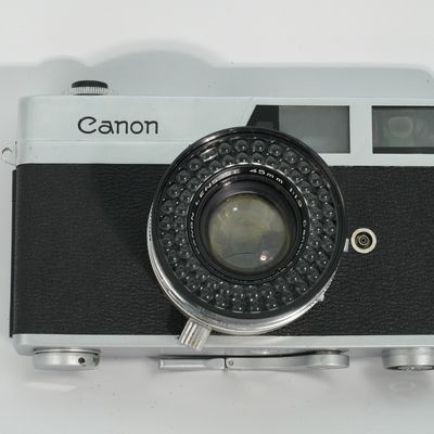 佳能canonet胶片旁轴相机镜头同ql19老相机