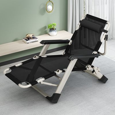 折叠躺椅可坐可躺夏季睡觉椅子午休椅午睡床办公室靠背家用折叠床