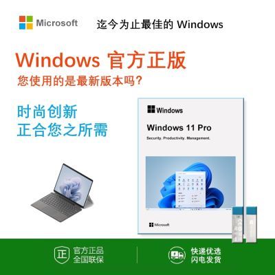 官方正版win11/windows10专业版64位电脑重装系统U盘纯净一键安装