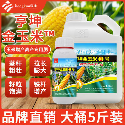 亨坤金玉米玉米专用叶面肥高产肥增产增收壮苗抗倒玉米拉长膨大素