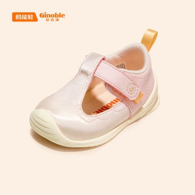 基诺浦夏季小公主凉鞋软底防滑婴儿步前关键鞋甜美透气轻便机能鞋