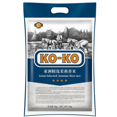 KOKO亚洲精选茉莉香米5KG大米长粒原粮进口大米10斤家庭