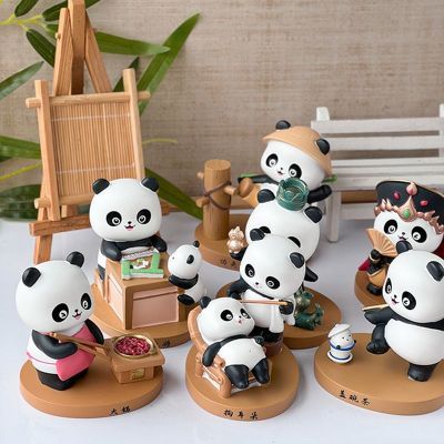 熊猫周边文创摆件创意办公桌子树脂趣味装饰四川成都旅行纪念礼品