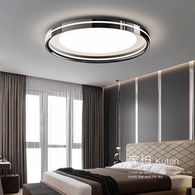 卧室吸顶灯现代简约北欧大气铝材全光谱LED护眼阅读书房间吸顶灯